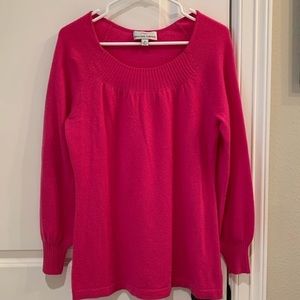 Precious Fibers Pink Cashmere Sweater Size Small